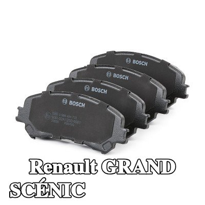 BOSCH مجموعة وسادات الفرامل 17, 1mm — Renault Grand Scénic