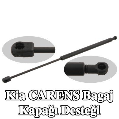 FEBI BILSTEIN Bagaj kapağı amortisörü (Her iki taraf), 514mm — 2000 Kia Carens