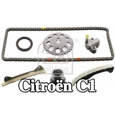 FEBI BILSTEIN طقم سلسلة التوقيت مع شداد السلسلة, مع سكك انزلاقية — 2012 Citroën C1
