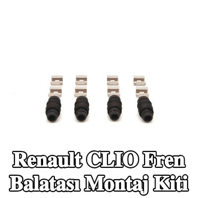 BOSCH Fren balatası montaj kiti — 2017 Renault Clio