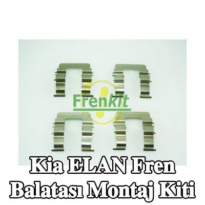 FRENKIT Fren balatası montaj kiti Ön Aks — Kia Elan