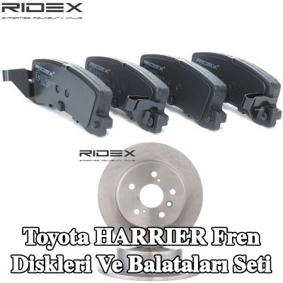 RIDEX Fren diskleri ve balataları seti Arka Aks, düz — 2000 Toyota Harrier