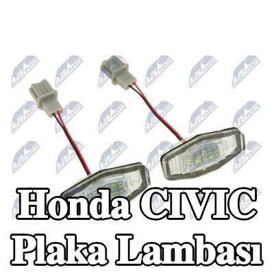NTY Plaka lambası — 2002 Honda Civic