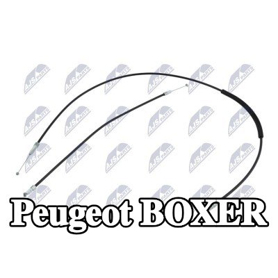 NTY كابل, فتح الباب من الجانب الأيسر, باب منزلق — Peugeot Boxer