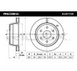 RIDEX Arka aks fren diski, Outer Diameter: 329mm, Havalandırmalı, Kaplamasız, Dökme Demir — Chevrolet Express (4)
