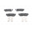 BOSCH Fren balatası seti 15, 5mm, gıcırtı önleyici plaka ile, yaylı — Hyundai H-1 (1)