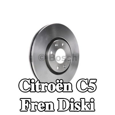 BOSCH Fren diski Dış Çap: 288mm, Havalandırmalı, içten havalandırmalı, Yağlanmış, cıvata/vida ile — 2002 Citroën C5