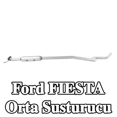 WALKER Orta susturucu 1770mm, boru ile, montaj parçaları olmadan — 2012 Ford Fiesta