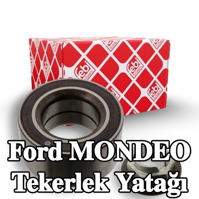 FEBI BILSTEIN Aks somunu dahil tekerlek yatağı, ABS sensör halkalı, entegre manyetik sensör halkalı — Ford Mondeo