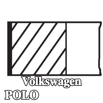 MAHLE مجموعة حلقات المكبس — 1990 Volkswagen Polo