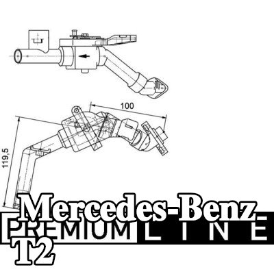 MAHLE صمام التحكم في التدفئة — Mercedes-Benz T2