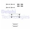 DELPHI Fren pabucu montaj kiti — Peugeot 605 (1)