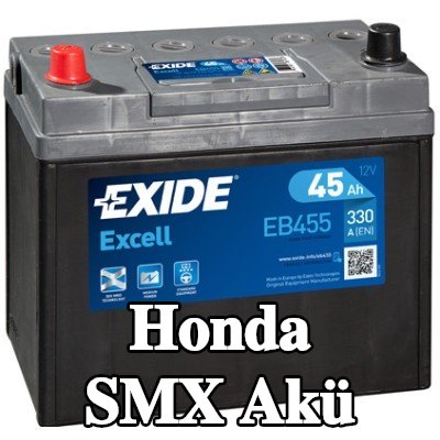 EXIDE Excell Akü — Honda Smx