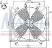 NISSENS Fan, radyatör 315mm, radyatör fan kapağı, direnç olmadan, kontrol ünitesi olmadan — 1997 Toyota Rav4 (6)