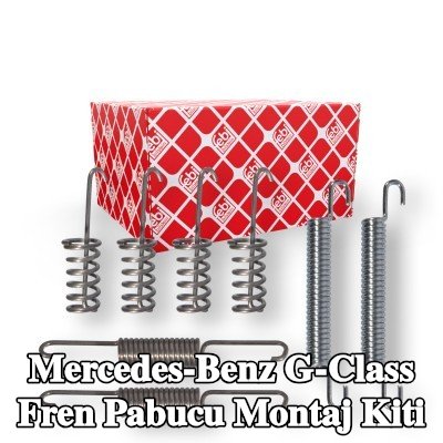 FEBI BILSTEIN Arka aks fren pabucu montaj kiti — 1990 Mercedes-Benz G-Class