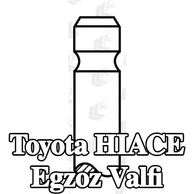 AE Egzoz valfi — Toyota Hiace