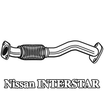 VEGAZ أنبوب العادم — Nissan Interstar