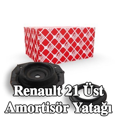 FEBI BILSTEIN Üst amortisör yatağı Ön Aks, bilyalı rulman ile — Renault 21