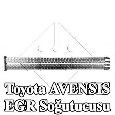 NRF Montaj parçaları dahil EGR soğutucu — 2002 Toyota Avensis