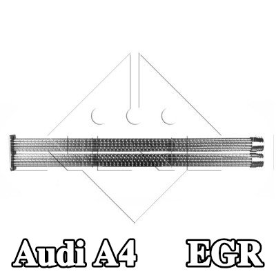NRF مبرد EGR مع أجزاء التثبيت — 2000 Audi A4
