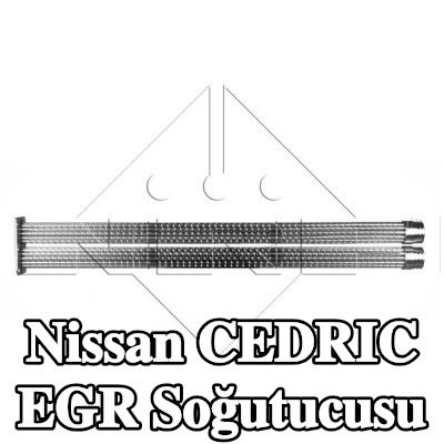NRF Montaj parçaları dahil EGR soğutucu — Nissan Cedric