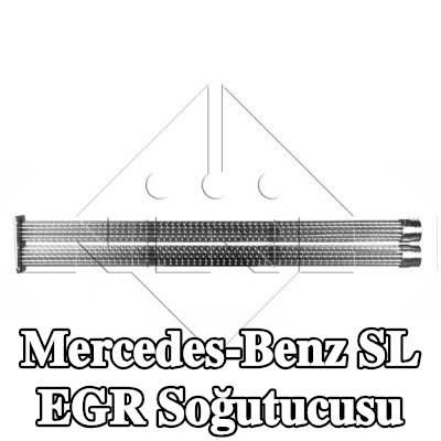 NRF Montaj parçaları dahil EGR soğutucu — Mercedes-Benz Sl