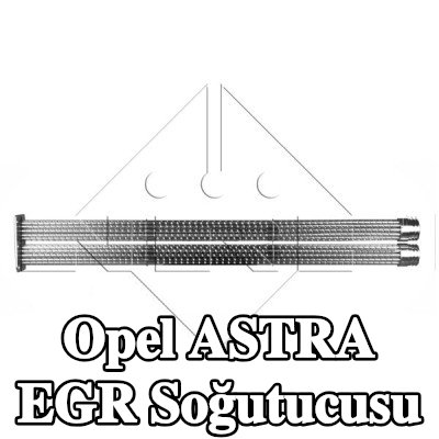 NRF Montaj parçaları dahil EGR soğutucu — 2004 Opel Astra