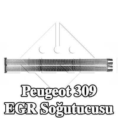 NRF Montaj parçaları dahil EGR soğutucu — Peugeot 309