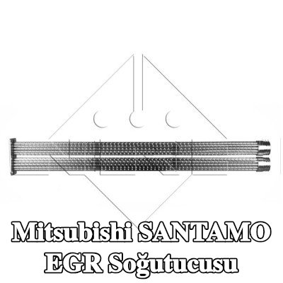 NRF Montaj parçaları dahil EGR soğutucu — Mitsubishi Santamo
