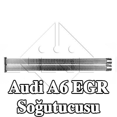 NRF Montaj parçaları dahil EGR soğutucu — 2000 Audi A6