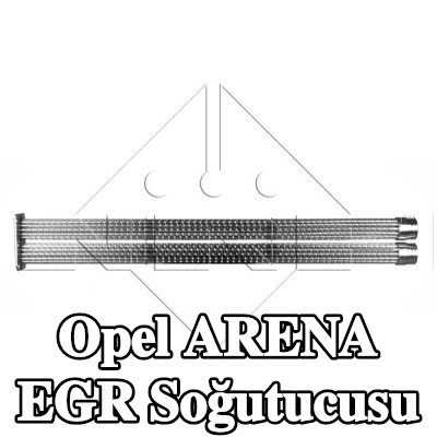 NRF Montaj parçaları dahil EGR soğutucu — Opel Arena