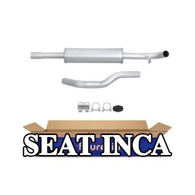 HELLA كاتم صوت وسط مع قطع التثبيت — SEAT Inca