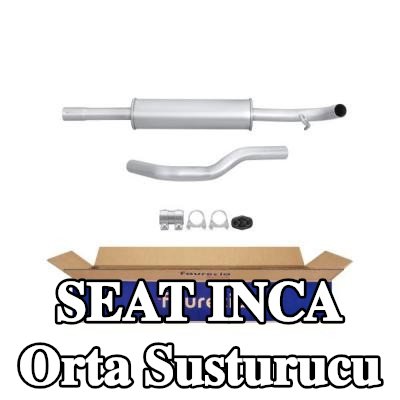 HELLA Montaj parçaları ile birlikte orta susturucu — SEAT Inca