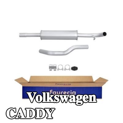 HELLA كاتم صوت وسط مع قطع التثبيت — 2002 Volkswagen Caddy
