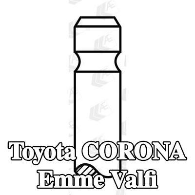 AE Emme valfi Sertleştirilmiş valf sapı ucu — Toyota Corona