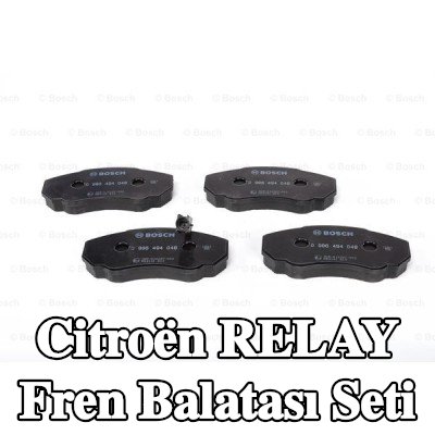BOSCH Fren balatası seti 19, 3mm, gıcırtı önleyici plaka ile, montaj kılavuzu ile — 2002 Citroën Relay