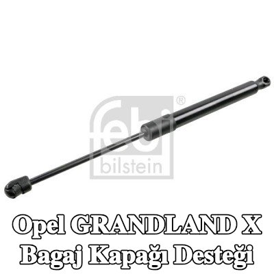 FEBI BILSTEIN Bagaj kapağı amortisörü (Her iki taraf), 415mm — Opel Grandland X