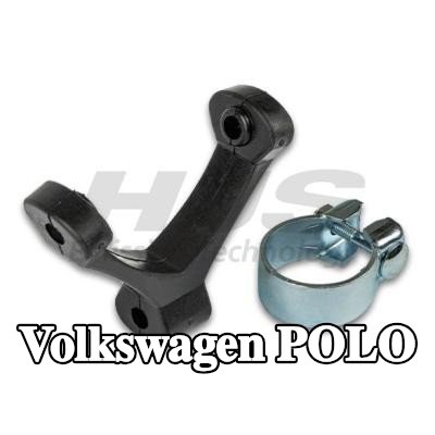 HJS مجموعة التثبيت, كاتم الصوت مع مشبك — 2016 Volkswagen Polo