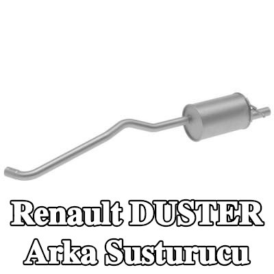 HELLA Arka susturucu Arka, montaj parçaları ile — Renault Duster