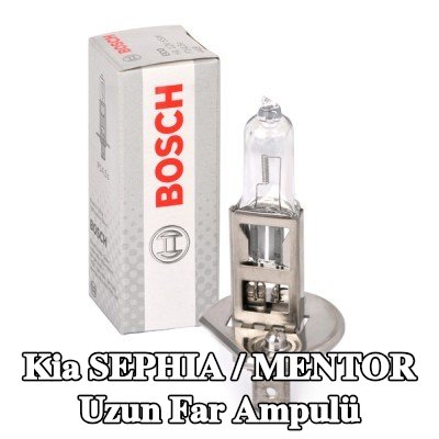 BOSCH Uzun far ampulü H1, 55W, 12V — Kia Sephia / Mentor