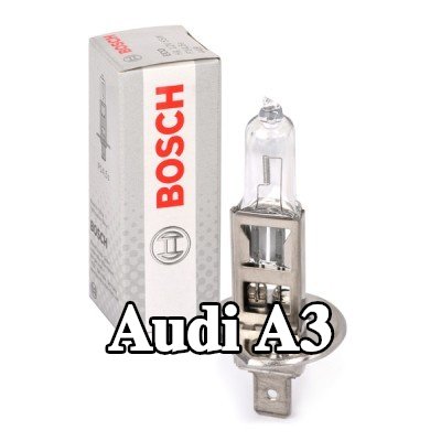 BOSCH لمبة الضوء العالي H1, 55W, 12V — 2002 Audi A3