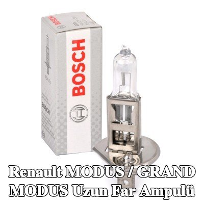 BOSCH Uzun far ampulü H1, 55W, 12V — Renault Modus / Grand Modus