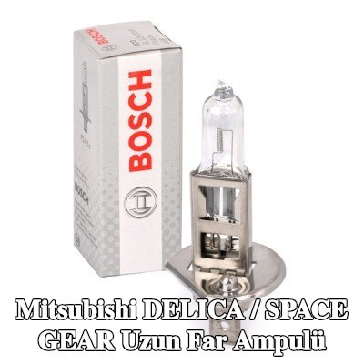 BOSCH Uzun far ampulü H1, 55W, 12V — Mitsubishi Delica / Space Gear