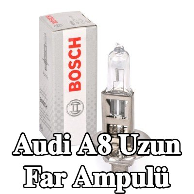 BOSCH Uzun far ampulü H1, 55W, 12V — 2002 Audi A8