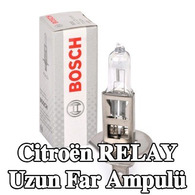 BOSCH Uzun far ampulü H1, 55W, 12V — Citroën Relay