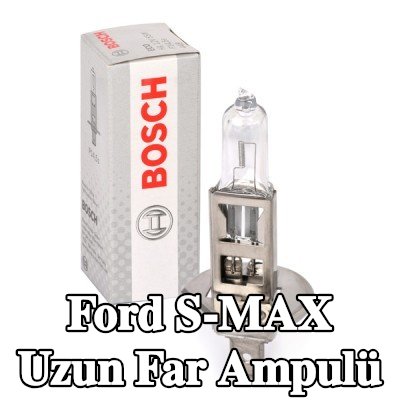 BOSCH Uzun far ampulü H1, 55W, 12V — 2012 Ford S-max