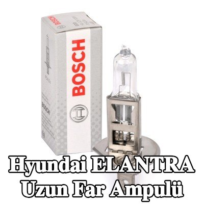 BOSCH Uzun far ampulü H1, 55W, 12V — 2012 Hyundai Elantra