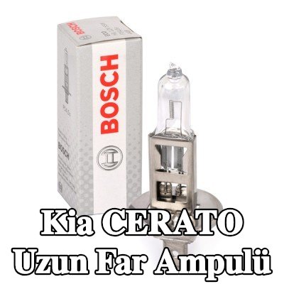 BOSCH Uzun far ampulü H1, 55W, 12V — Kia Cerato