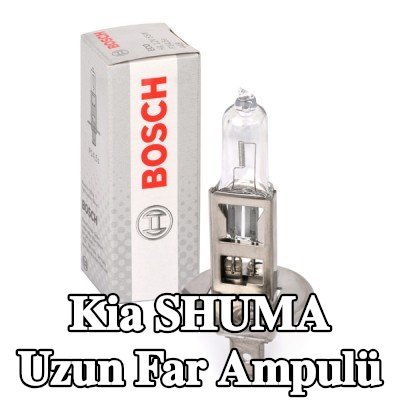 BOSCH Uzun far ampulü H1, 55W, 12V — 2000 Kia Shuma