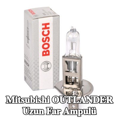 BOSCH Uzun far ampulü H1, 55W, 12V — 2002 Mitsubishi Outlander